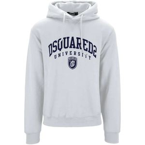 Dsquared2 - Sweatshirt - Wit - Katoen - Hooded