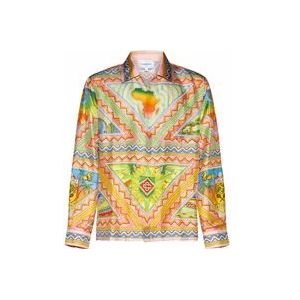 Casablanca Stijlvolle Overhemden , Multicolor , Heren , Maat: M