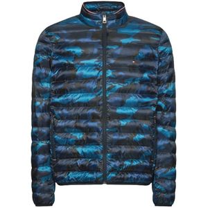 Tommy Hilfiger, Dames, Jassen, Blauw, Maat: M Poliester,