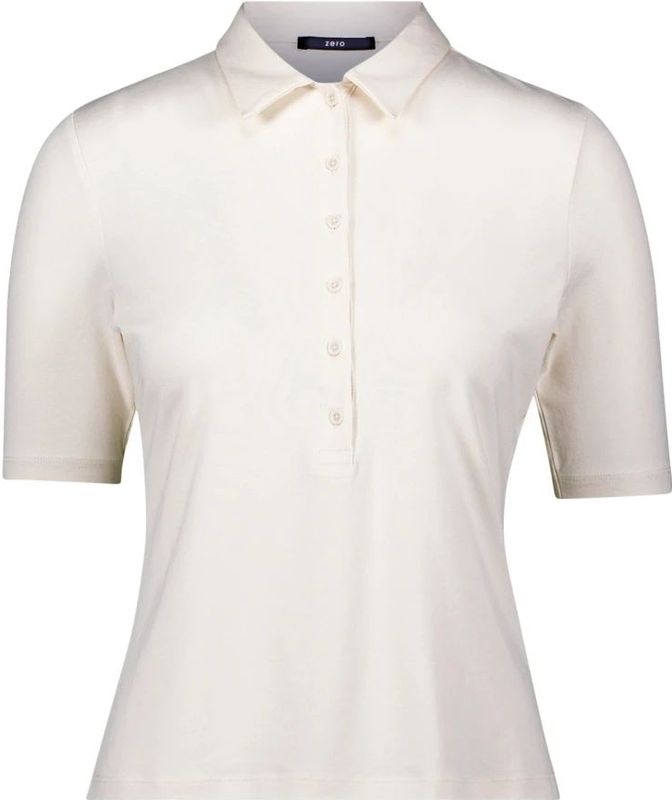 Zero - Polo Shirt - Wit - Dames - Katoen