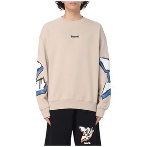 Disclaimer, Heren, Sweatshirts & Hoodies, Beige, Maat: XS