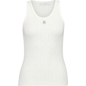 Rabanne, Dames, Tops, Wit, Maat: XS Katoen,