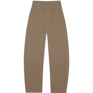 Cortana, Dames, Broeken, Bruin, Maat: 2XS Linnen,
