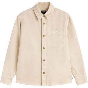 A.p.c., Heren, Overhemden, Beige, Maat: XL Katoen,