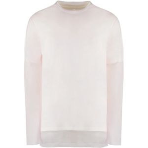 Jil Sander - Gelaagde Katoenen T-shirt - Wit - Katoen