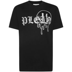 Philipp Plein, Heren, Tops, Zwart, Maat: 3XL Katoen,