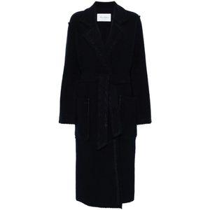 Max Mara, Dames, Mantels, Blauw, Maat: S Wol,