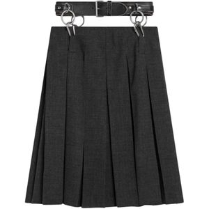 Prada, Dames, Rokken, Grijs, Maat: S