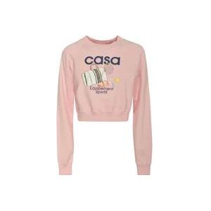 Casablanca Sweatshirts , Pink , Dames , Maat: L