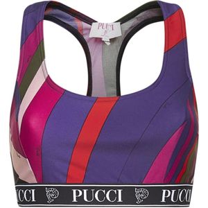 Pucci, Dames, Tops, Veelkleurig, Maat: L Polyamide,