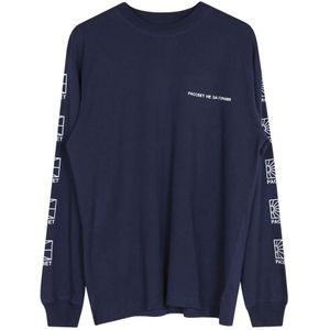 Rassvet, Heren, Tops, Blauw, Maat: S Katoen,