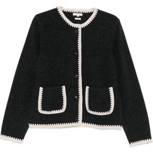 Yerse, Dames, Truien, Grijs, Maat: M Wol,