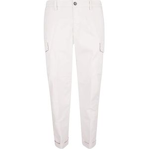Eleventy, Heren, Broeken, Wit, Maat: W30 Katoen,