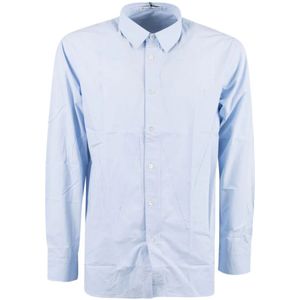JW Anderson, Heren, Overhemden, Blauw, Maat: S Katoen,