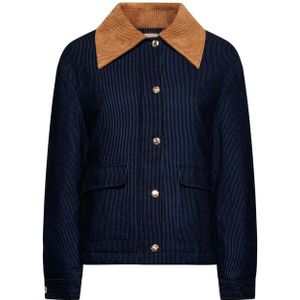 Silvian Heach, Dames, Jassen, Blauw, Maat: 2XS Katoen,