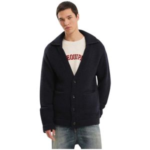 1989 Studio, Heren, Truien, Blauw, Maat: L