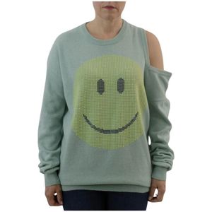 Brand Unique, Dames, Truien, Groen, Maat: XS Jersey,