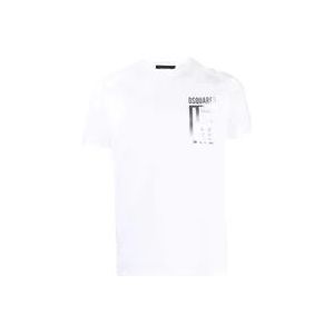 Dsquared2 T-Hemden , White , Heren , Maat: 2XL