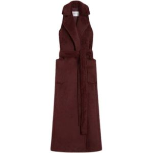 Max Mara, Dames, Mantels, Rood, Maat: 3XS Wol,