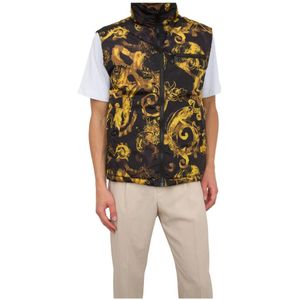 Versace Jeans Couture, Heren, Jassen, Veelkleurig, Maat: 2XL Poliester,