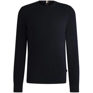 Hugo, Heren, Truien, Blauw, Maat: XL Katoen,