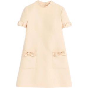 Valentino Garavani - Crepe Couture - Jurk - Lichtroze - Zijde/Virgin Wool