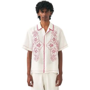 Antik Batik, Heren, Overhemden, Beige, Maat: XL Katoen,