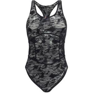 Diesel, Dames, Tops, Zwart, Maat: L Leer,