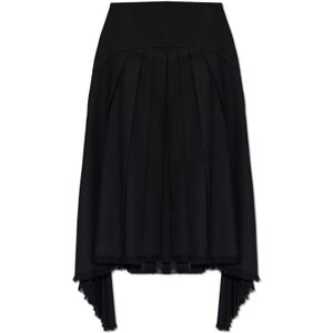 Jil Sander, Dames, Rokken, Zwart, Maat: S Wol,