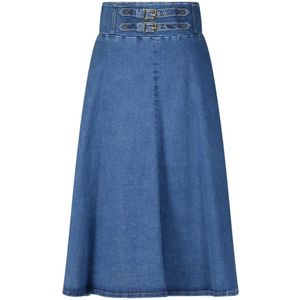 Liu Jo, Dames, Rokken, Blauw, Maat: 4XS Denim,