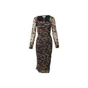 Ganni Silk dresses , Multicolor , Dames , Maat: M