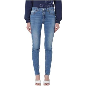 Liu Jo, Dames, Jeans, Blauw, Maat: W24 Katoen,