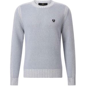 Belstaff, Heren, Truien, Blauw, Maat: 2XL Wol,