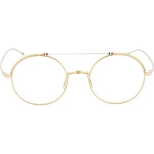 Thom Browne, unisex, Accessoires, Geel, Maat: 49 MM