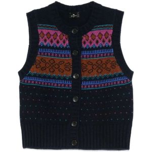 Etro, Dames, Jassen, Veelkleurig, Maat: XS