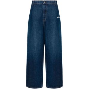 Off White, Heren, Jeans, Blauw, Maat: W31 Denim,