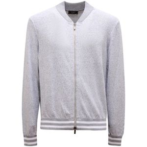 Peserico, Heren, Truien, Grijs, Maat: L Katoen,