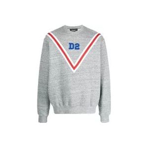 Dsquared2 Stijlvolle Sweaters Collectie , Gray , Heren , Maat: 2XL