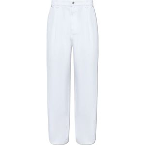 Moschino, Heren, Jeans, Wit, Maat: M Katoen,