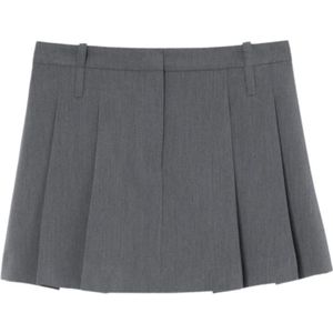 Pinko, Dames, Rokken, Grijs, Maat: XS Viscose,