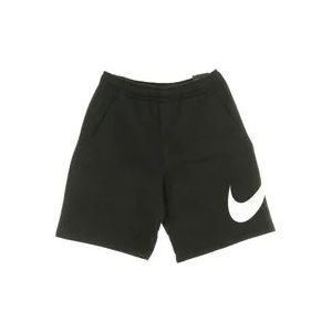 Nike Korte Sweatpants Sports Club , Black , Heren , Maat: XL