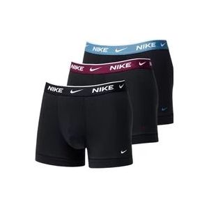 Nike Heren Boxershorts Tri-Pack , Black , Heren , Maat: S