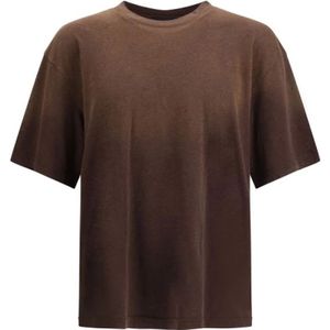 Axel Arigato, Heren, Tops, Bruin, Maat: S Katoen,
