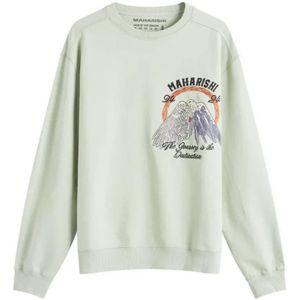 Maharishi, Heren, Sweatshirts & Hoodies, Groen, Maat: XL Katoen,