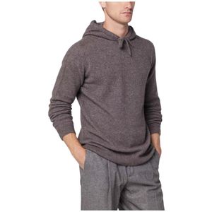 Roberto Collina, Heren, Sweatshirts & Hoodies, Beige, Maat: L Zijde,