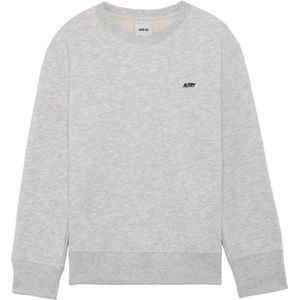 Autry, Heren, Sweatshirts & Hoodies, Grijs, Maat: M Katoen,