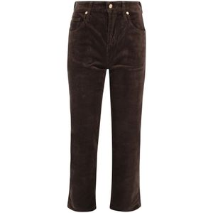 7 For All Mankind, Dames, Broeken, Rood, Maat: W27 Corduroy,