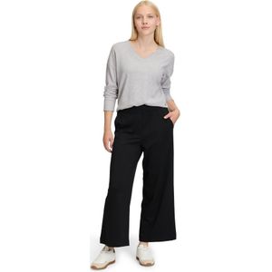 Betty & Co - Gebreide Trui met V-hals - Grijs - Dames