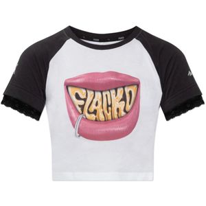 Puma, Dames, Tops, Wit, Maat: S Katoen,