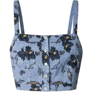 Pepe Jeans, Dames, Tops, Blauw, Maat: XS